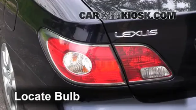 2004 Lexus ES330 3.3L V6 Luces Luz de giro trasera (reemplazar foco)